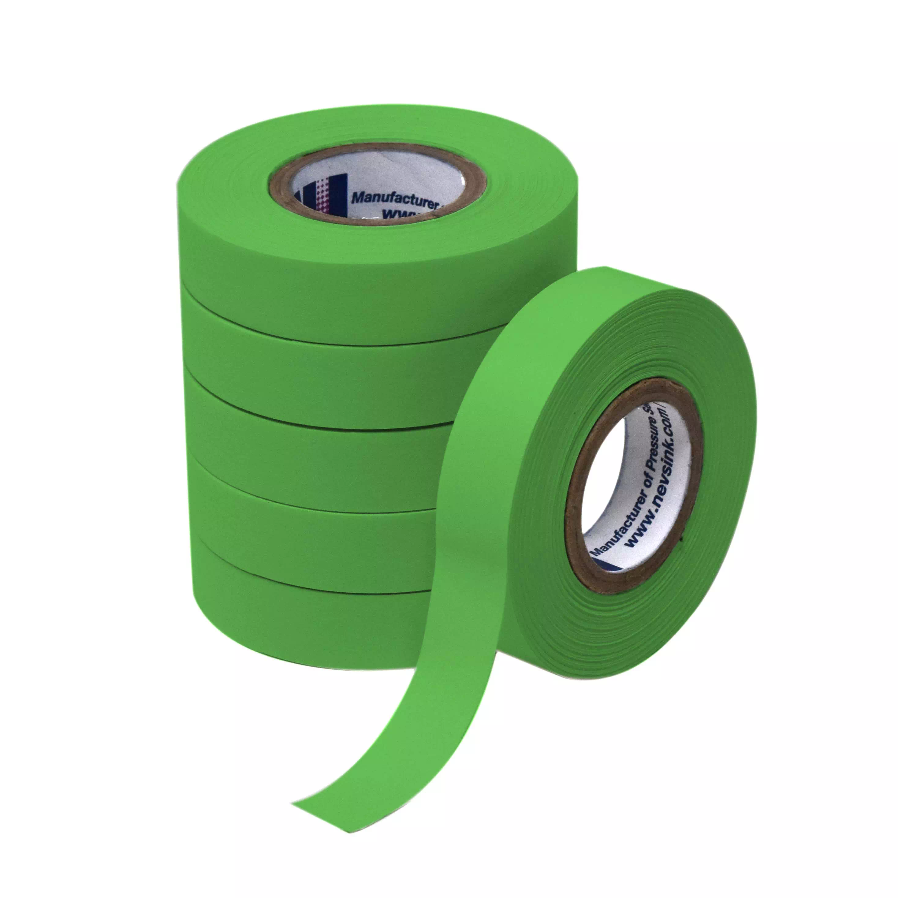 1/2" wide x 500" Green Labeling Tape