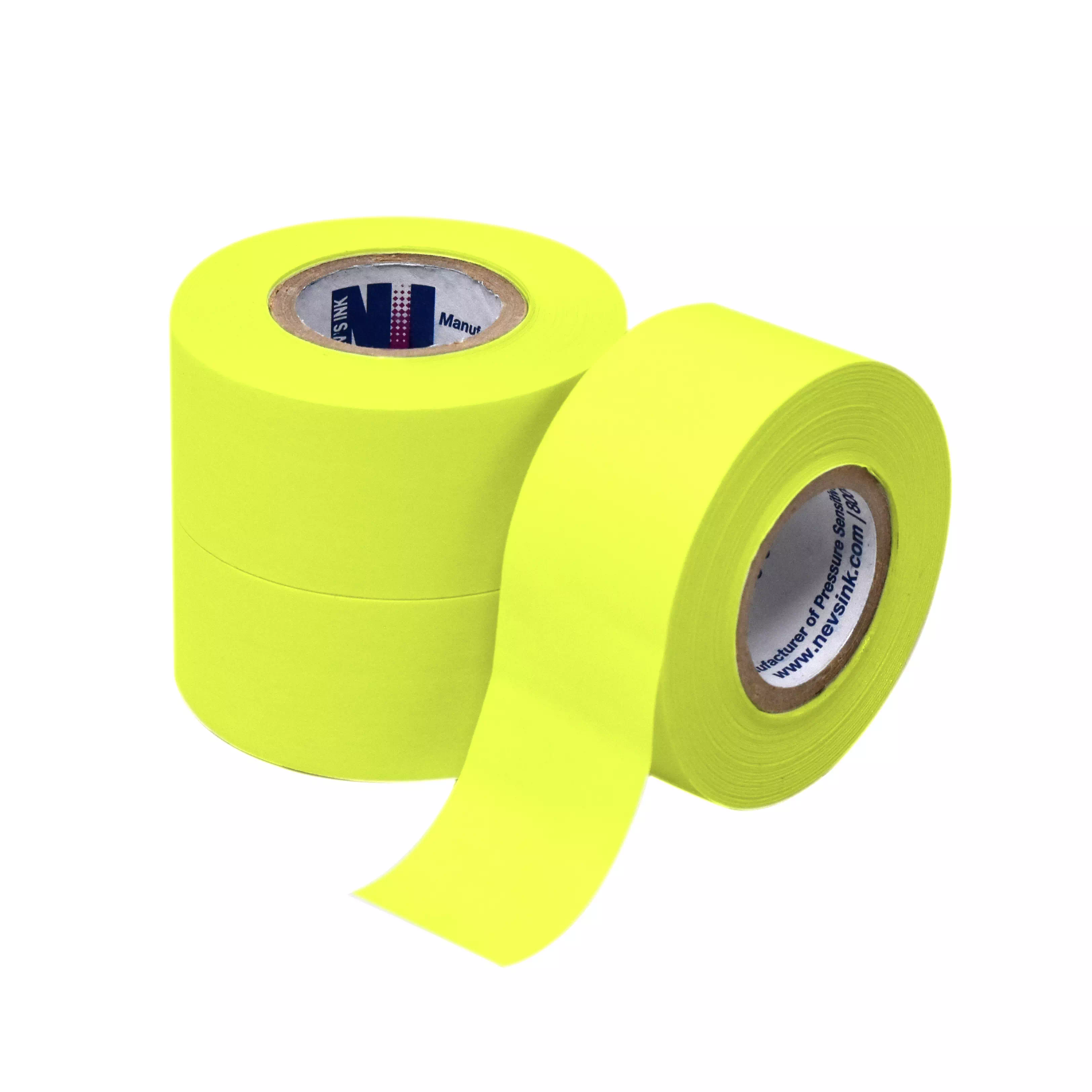 1" wide x 500" Chartreuse Labeling Tape