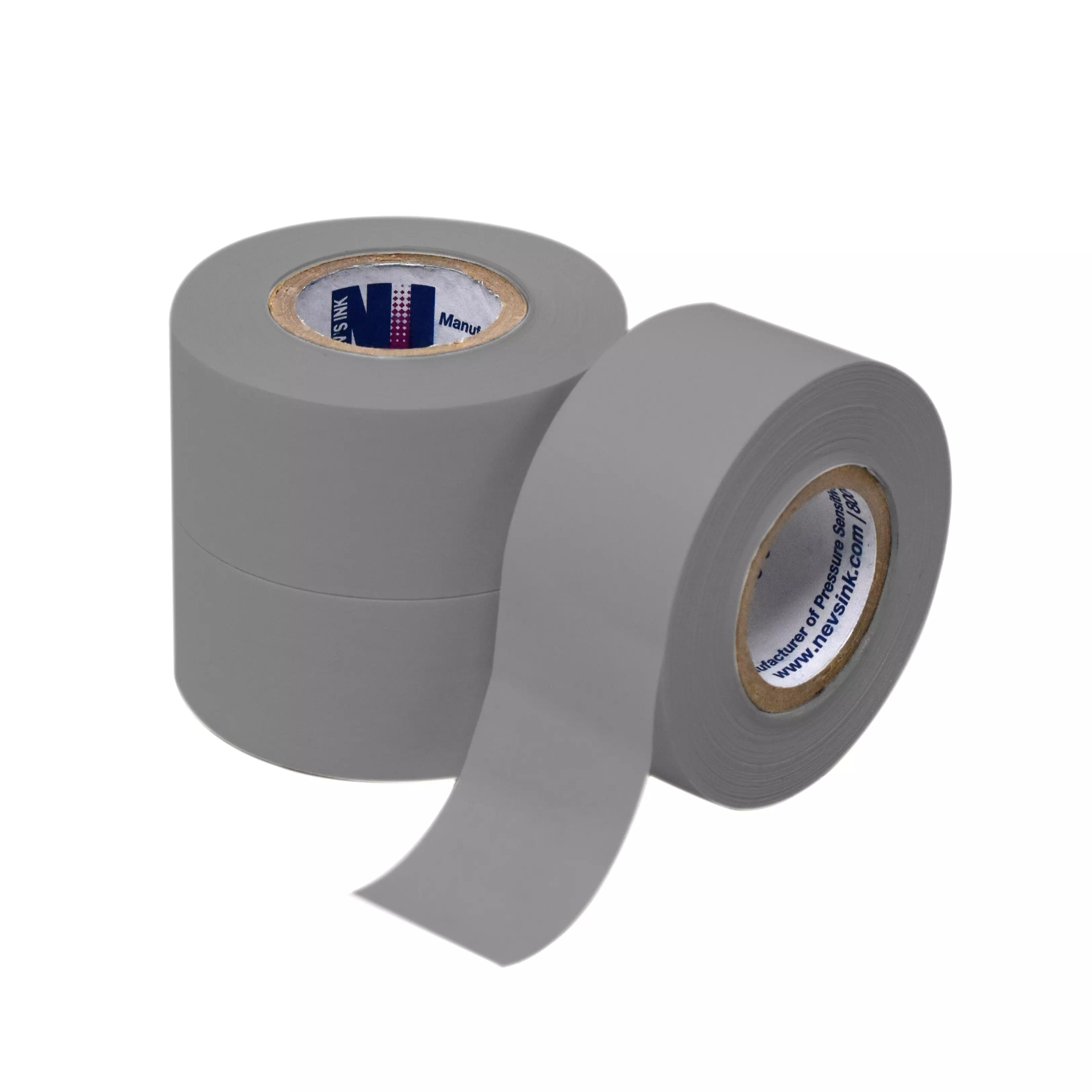 1" wide x 500" Gray Labeling Tape