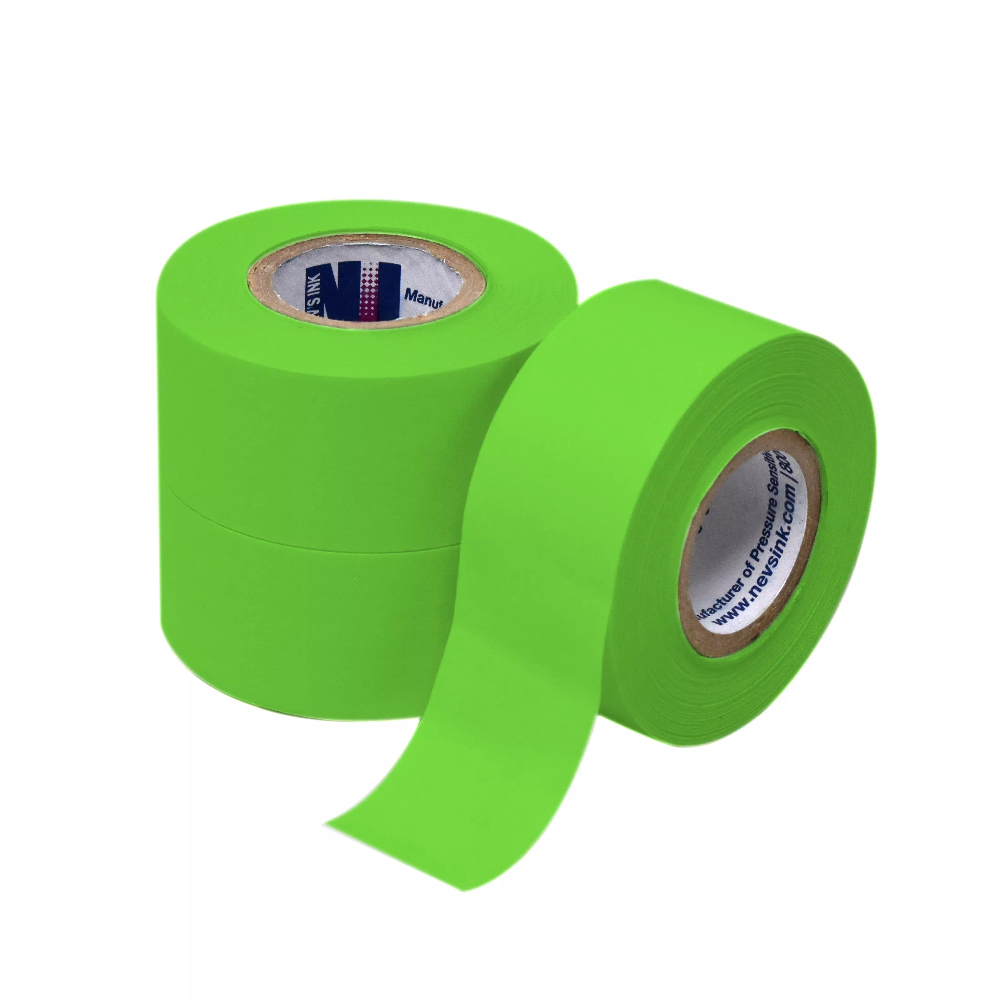 1" wide x 500" Green Labeling Tape