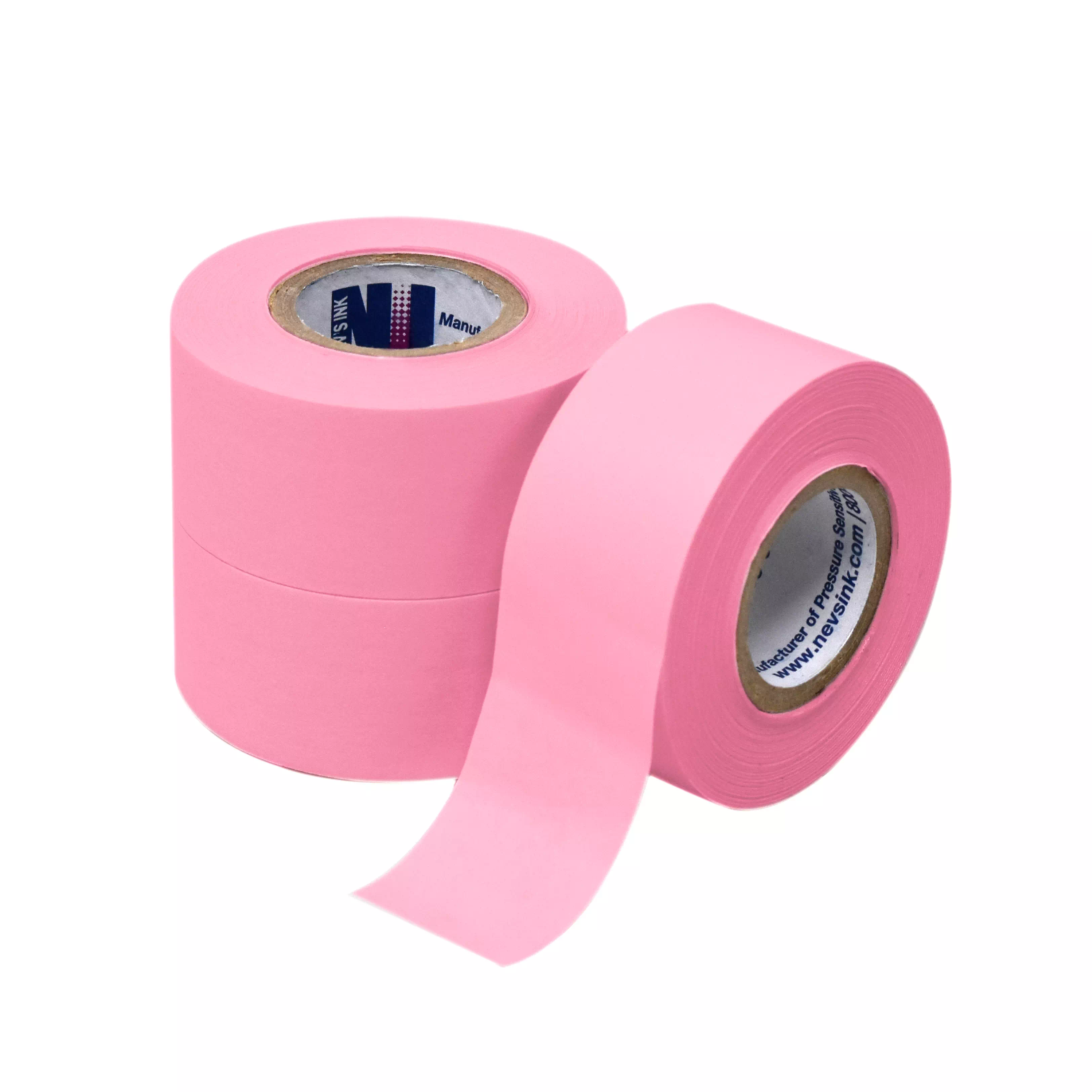 1" wide x 500" Pink Labeling Tape