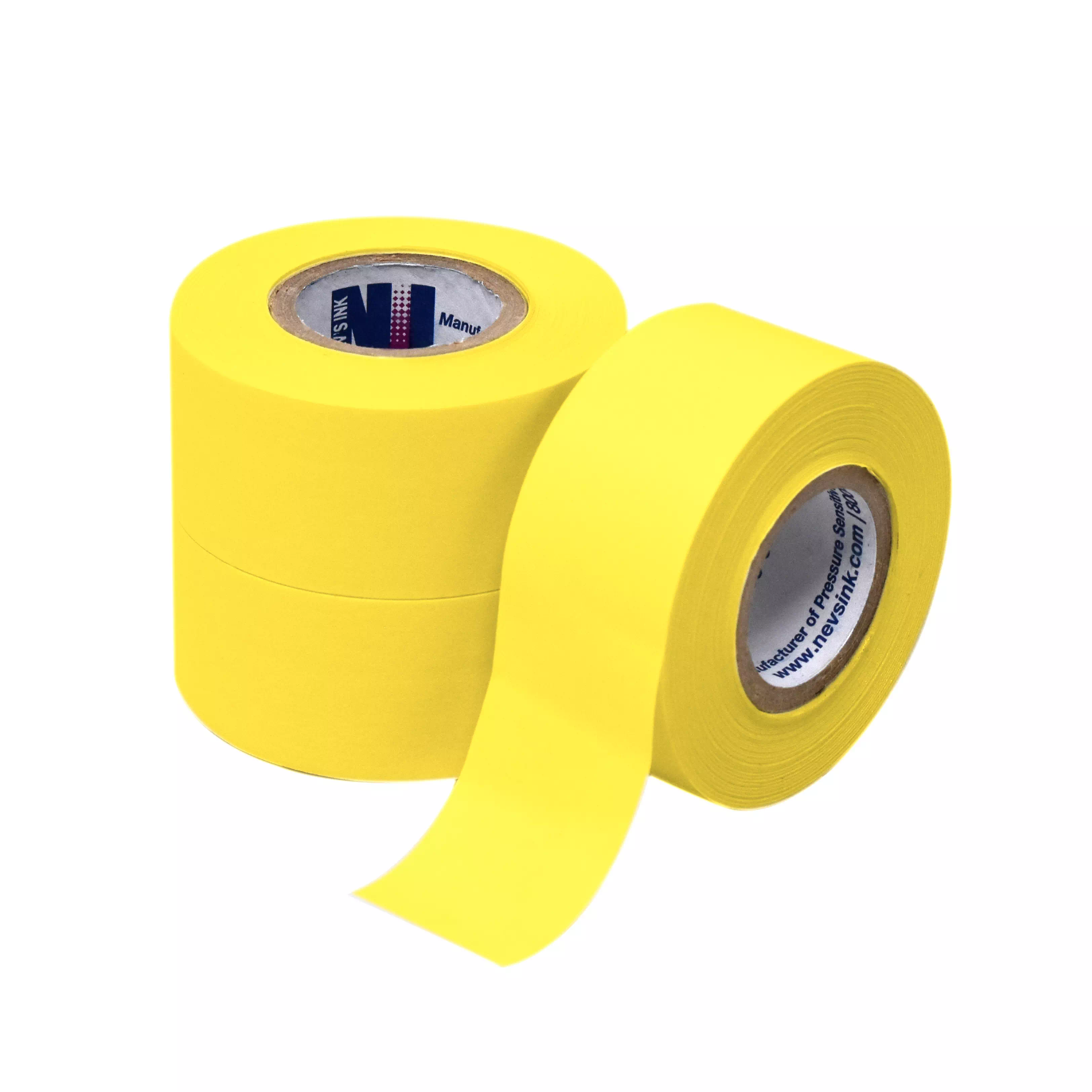 1" wide x 500" Yellow Labeling Tape