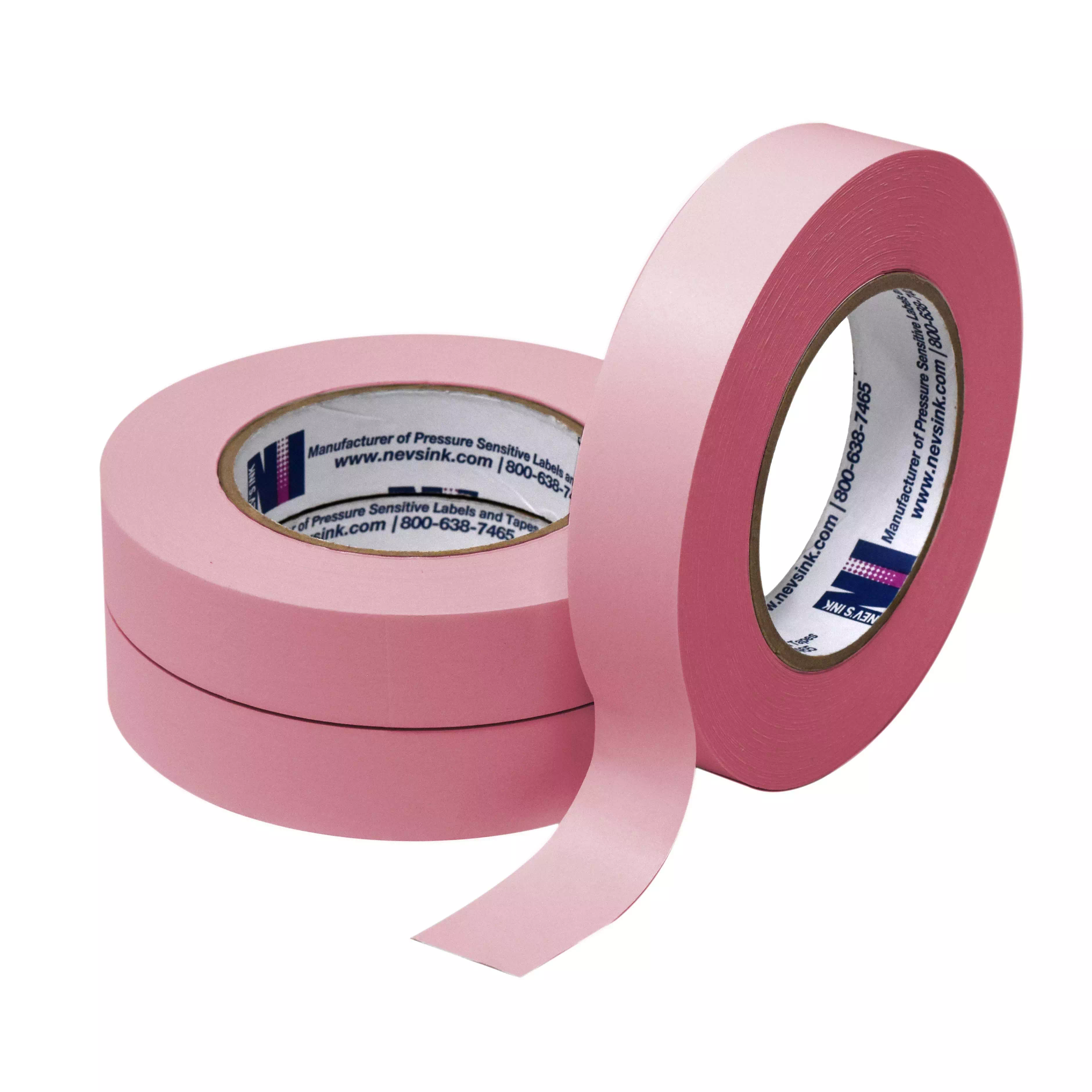 1" wide x 60yd Pink Labeling Tape