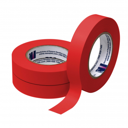 1" wide x 60yd Red Labeling Tape