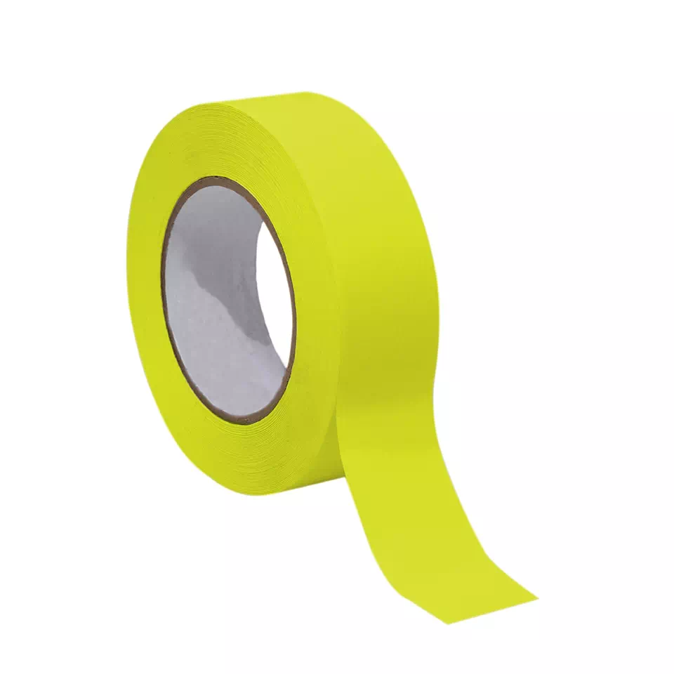 1-1/2" wide x 60yd Chartreuse Labeling Tape