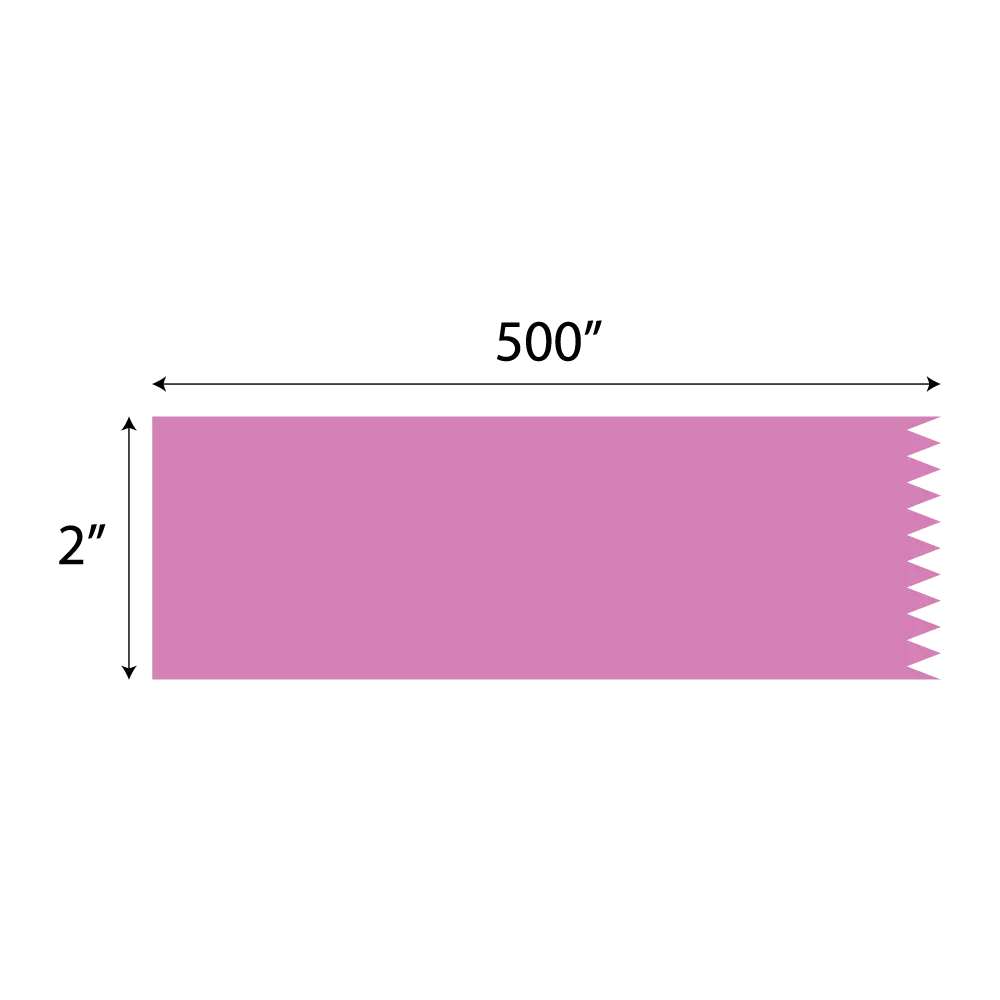 2" Wide x 500" Magenta Labeling Tape