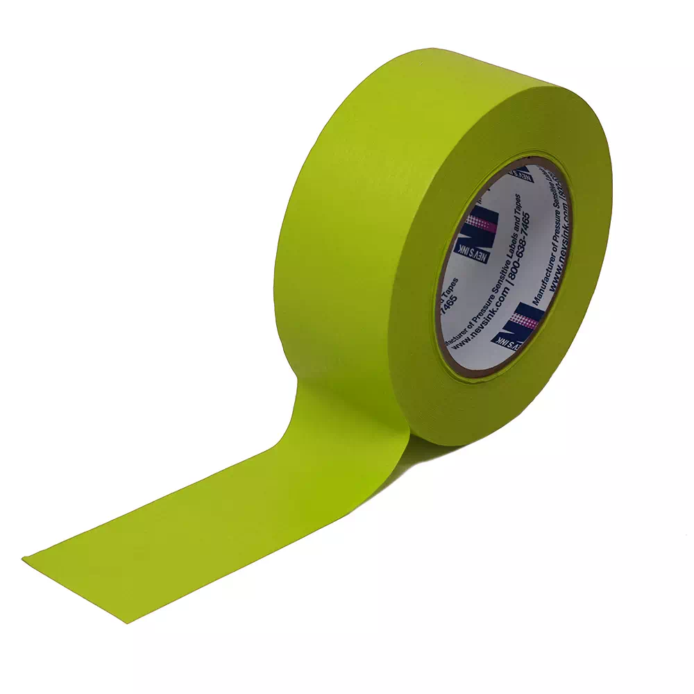 2" wide x 60yd Chartreuse Labeling Tape