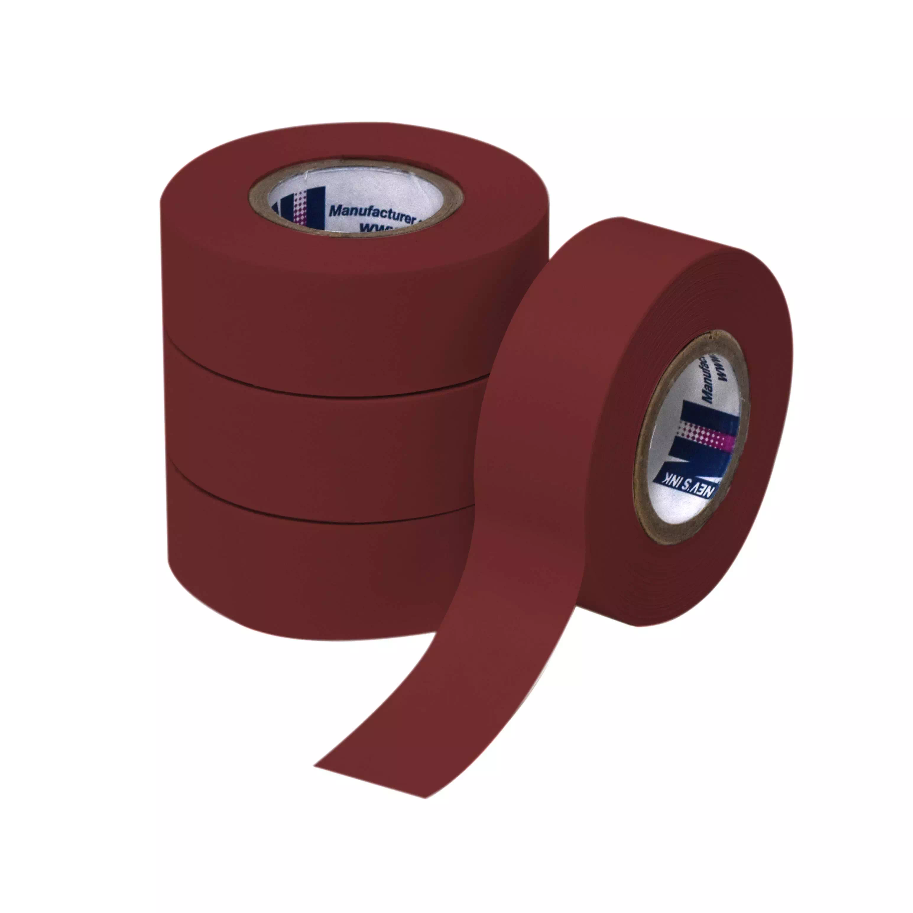 3/4" wide x 500" Dark Red Labeling Tape