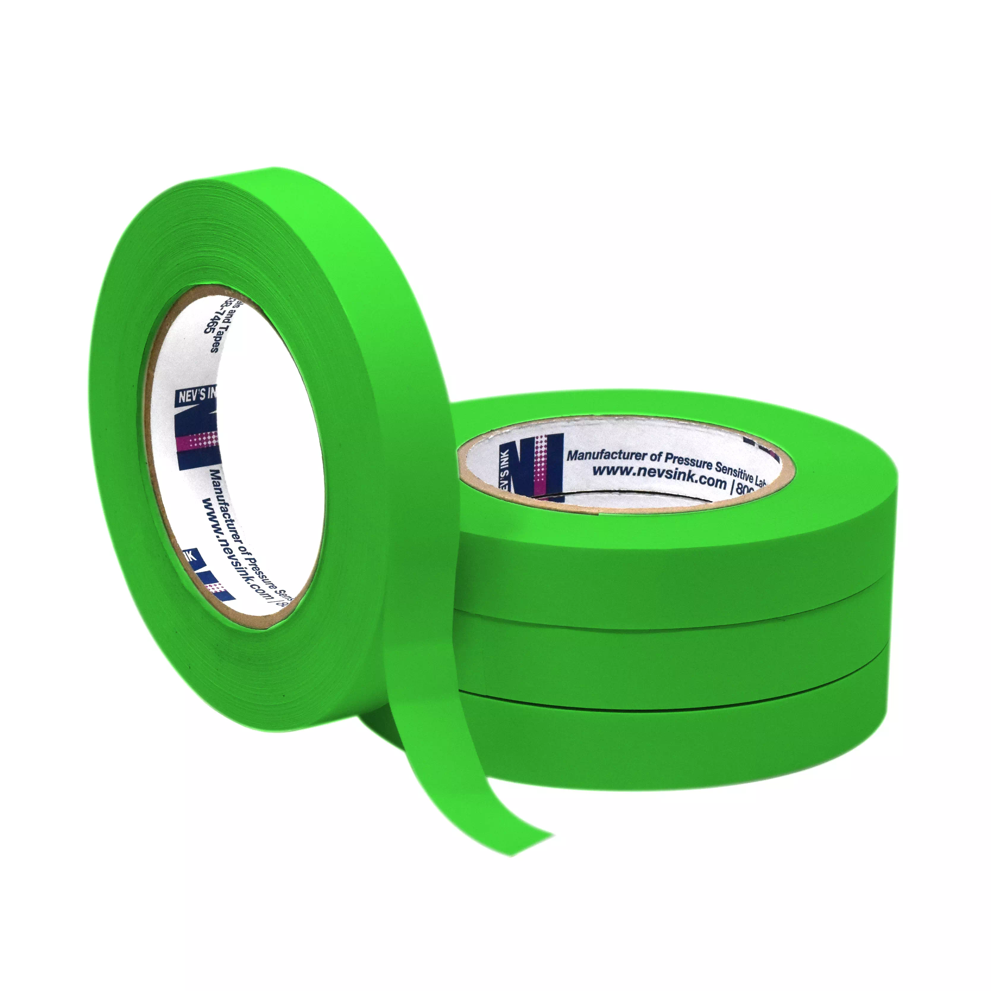 3/4" wide x 60yd Green Labeling Tape