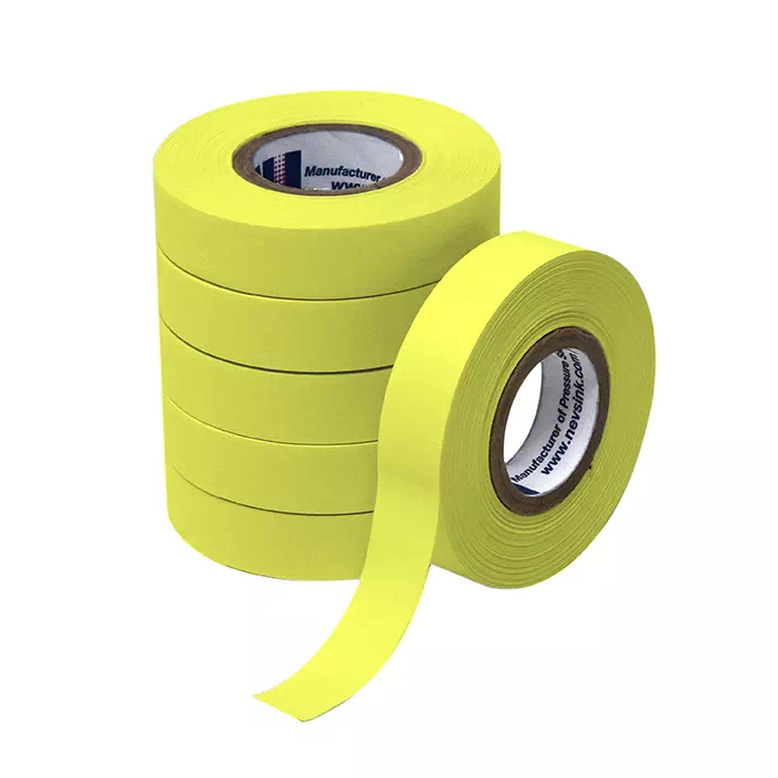 1/2" wide x 500" Chartreuse Labeling Tape