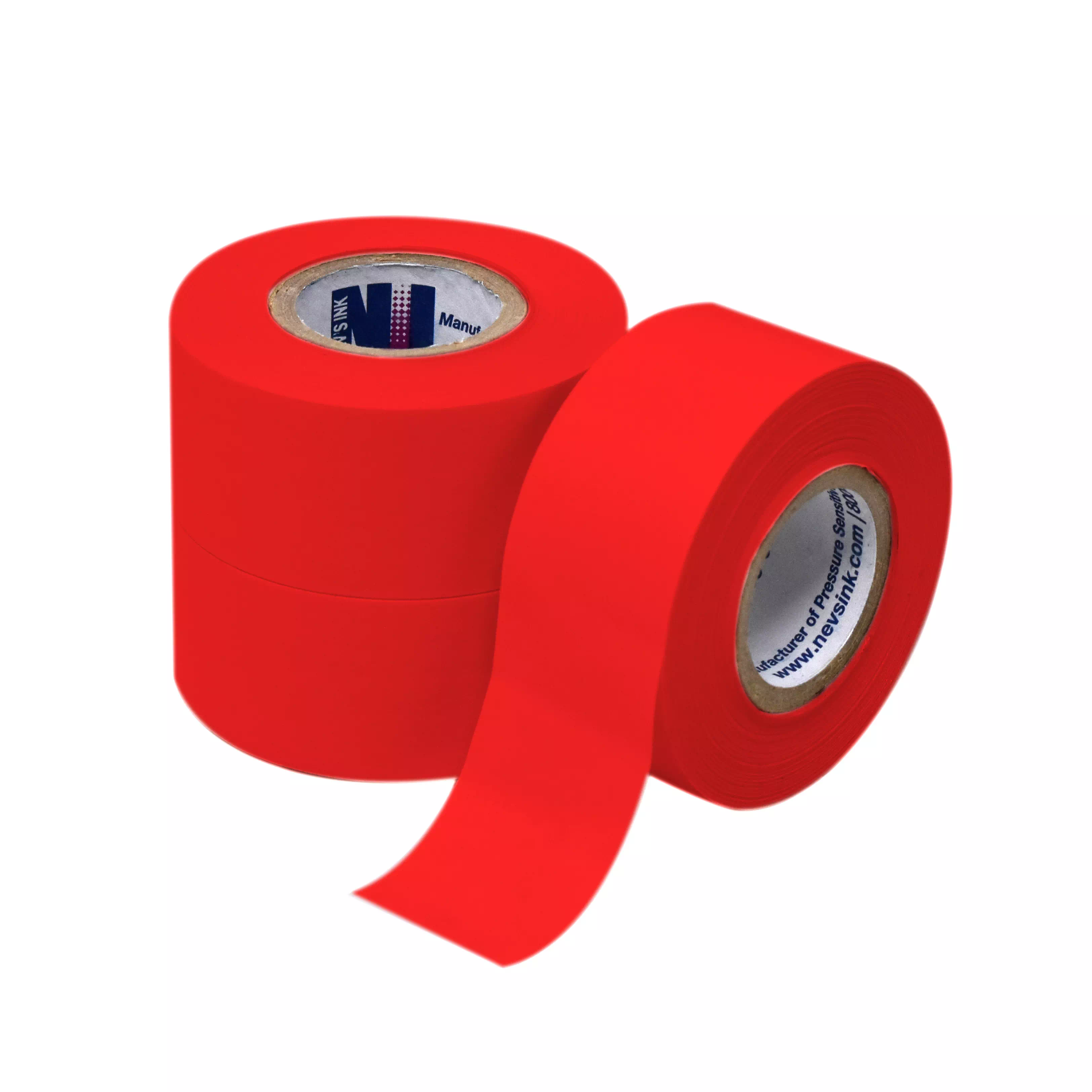 1" wide x 500" Red Labeling Tape