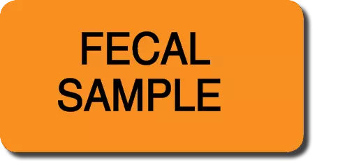 Label, Fecal Sample