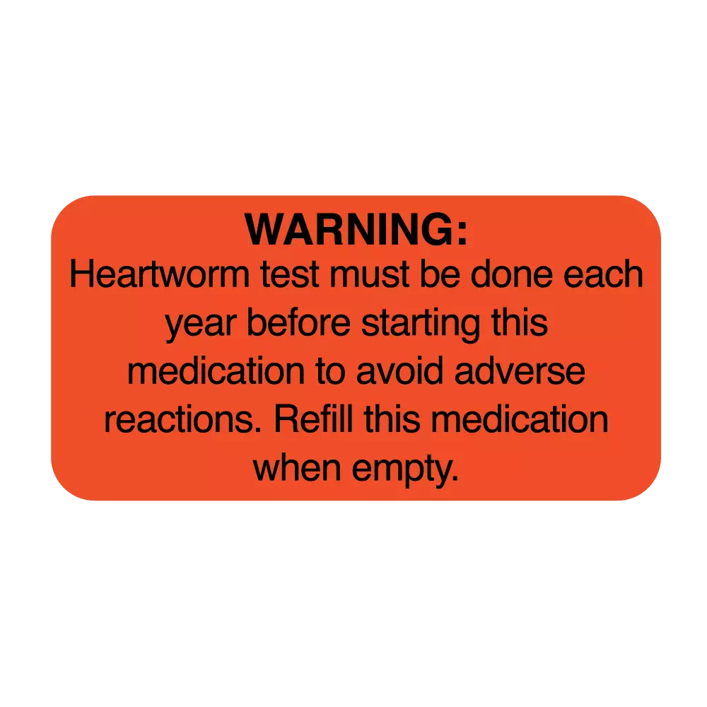 Warning: Heartworm Test Must Be Done Each Year