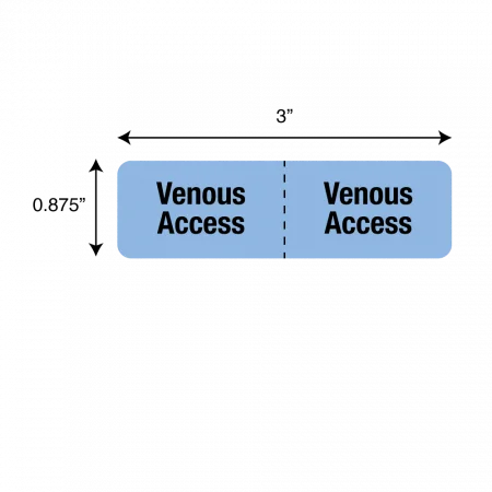 IV Tubing Label, Venous Access / Venous Access