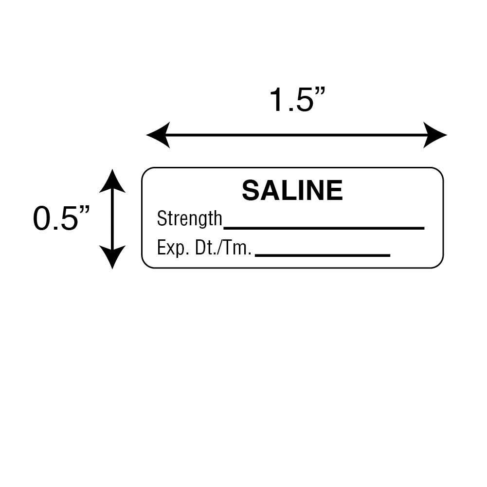 Label, Saline, Strength, Exp. Dt./Tm