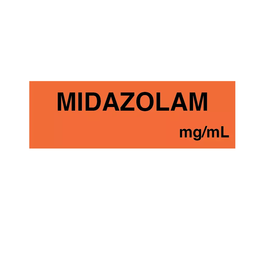 Tape, Midazolam, mg/ml