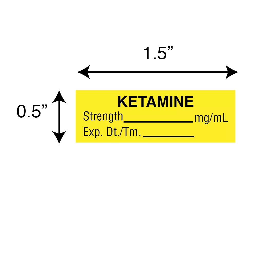 Tape, Ketamine, Strength__mg/mL Exp., DT