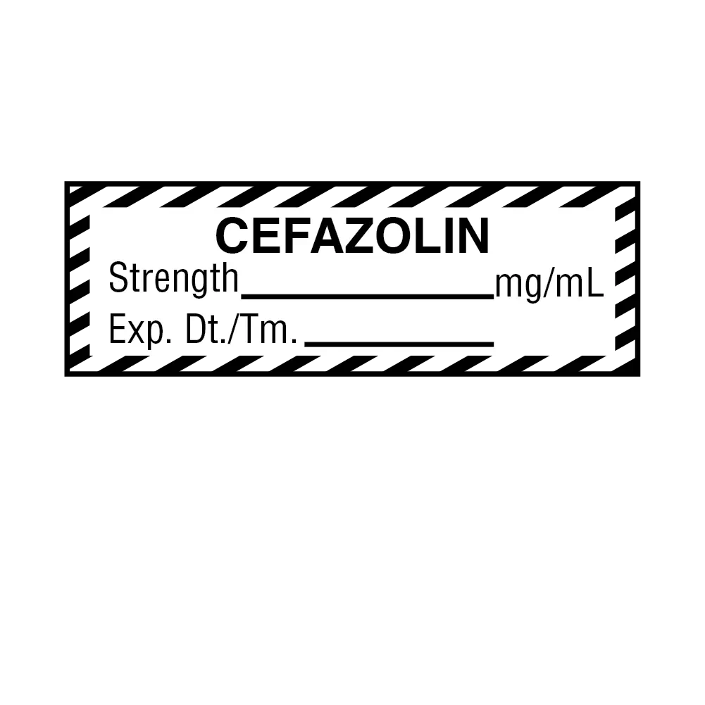 Tape, Cefazolin, Strength__mg/ml Exp., DT