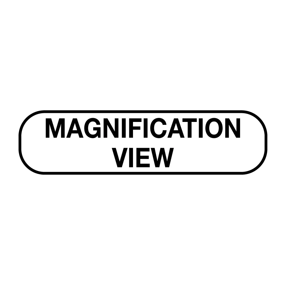Information Labels - Magnification View