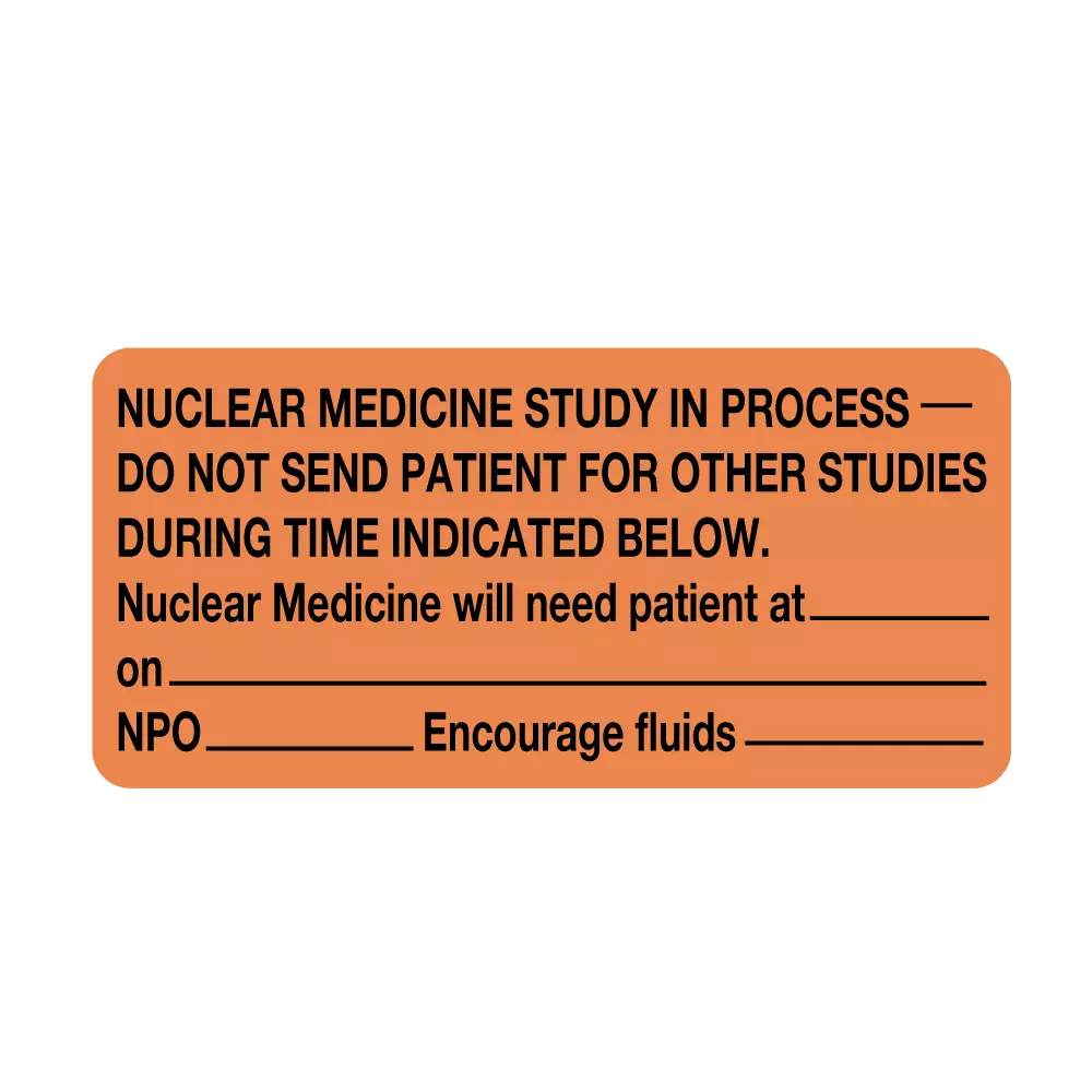 Nuclear Medicine Labels - Study In Progress