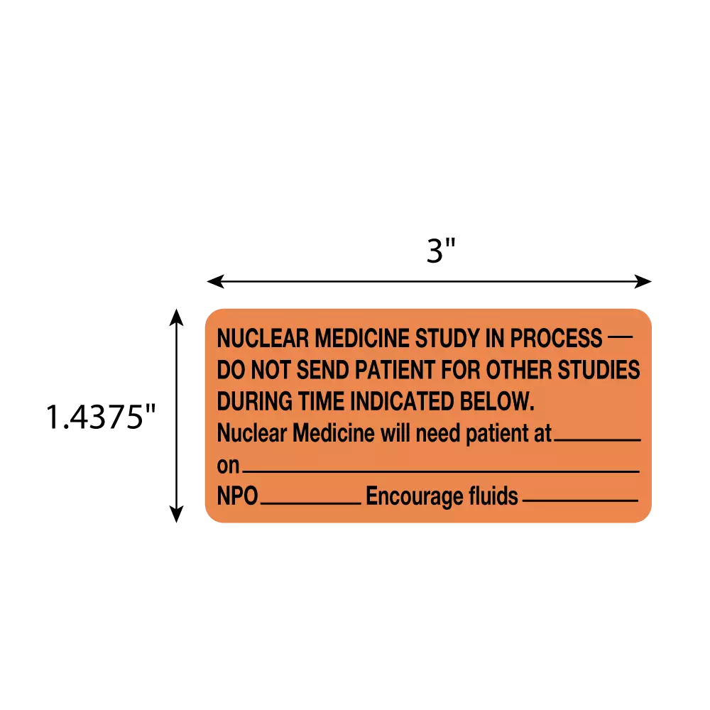 Nuclear Medicine Labels - Study In Progress