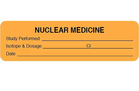 Nuclear Medicine Labels - Study Performed