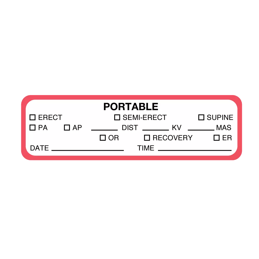 Portable Exam Labels - Portable