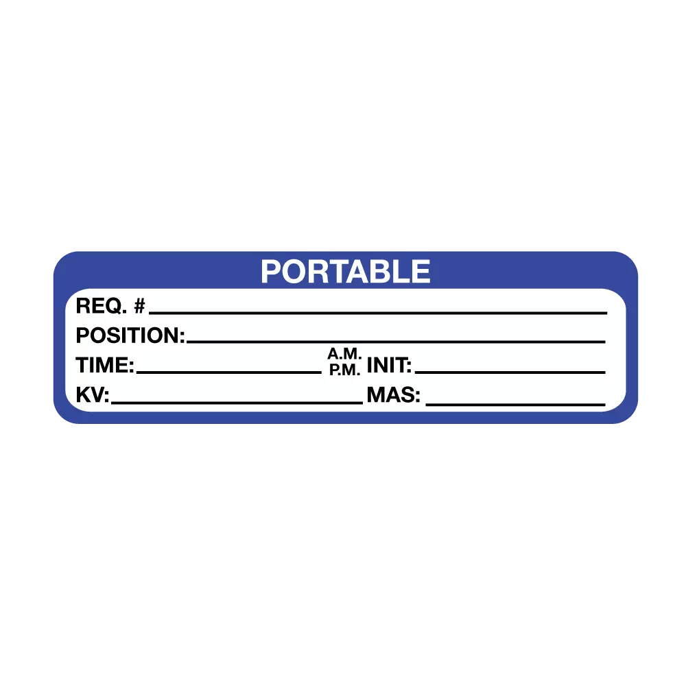 Portable Exam Labels - Portable