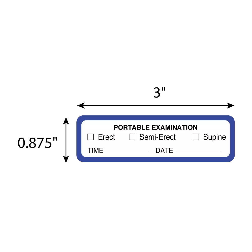 Portable Exam Labels - Portable Examination
