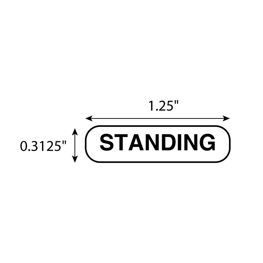 Information Labels - Standing