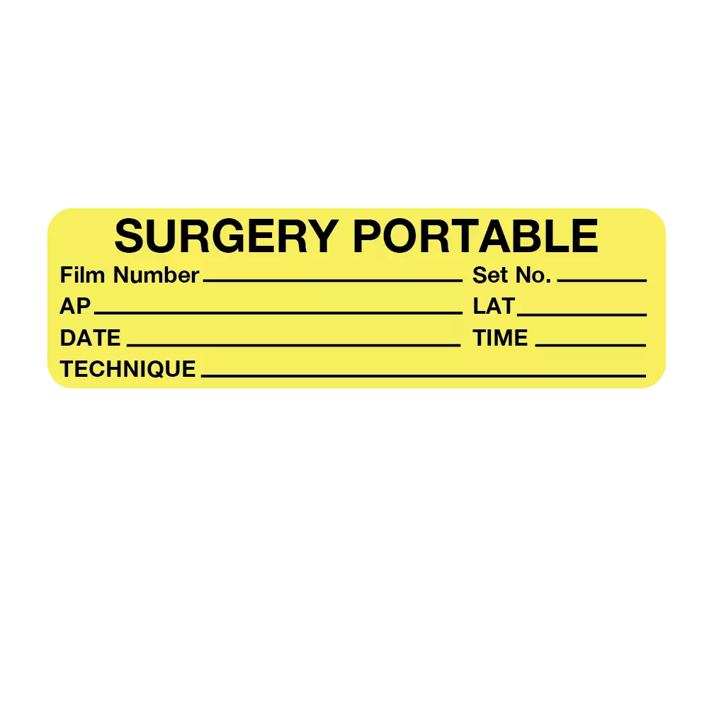 Information Labels - Surgery Portable