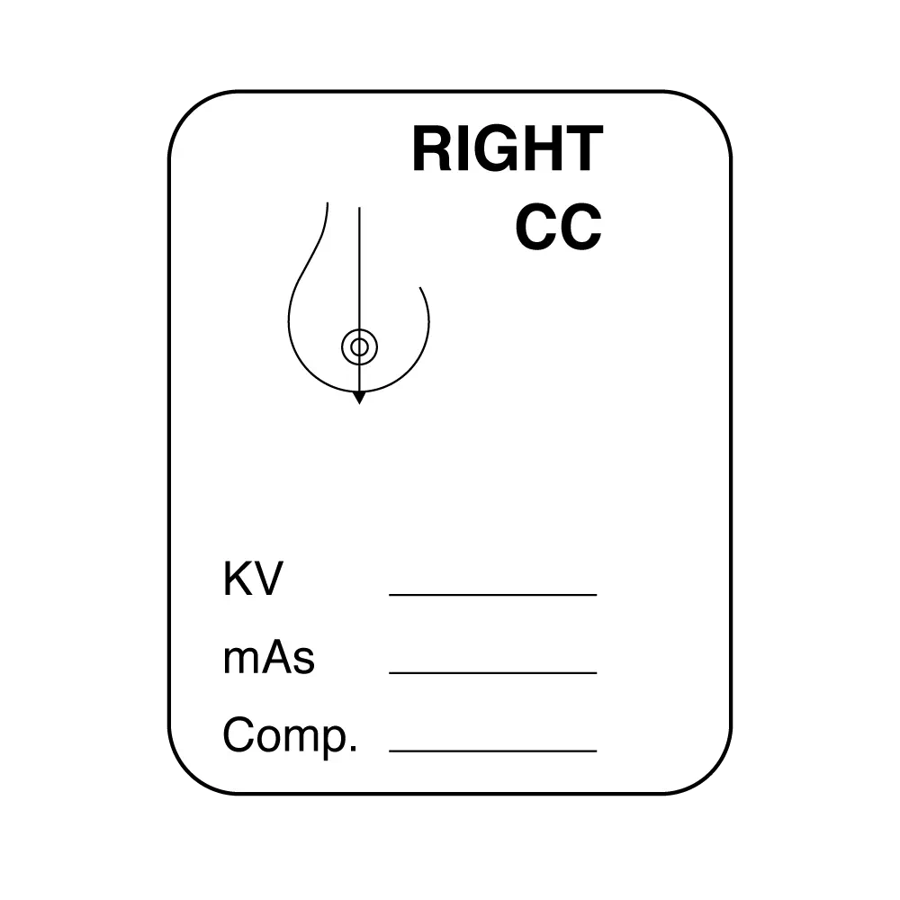 Mammography Labels - Right CC