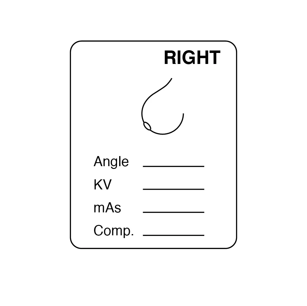 Mammography Labels - Right