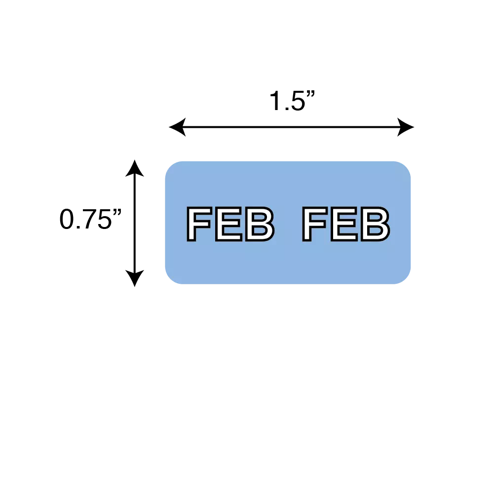 Label, Monthly Tab February
