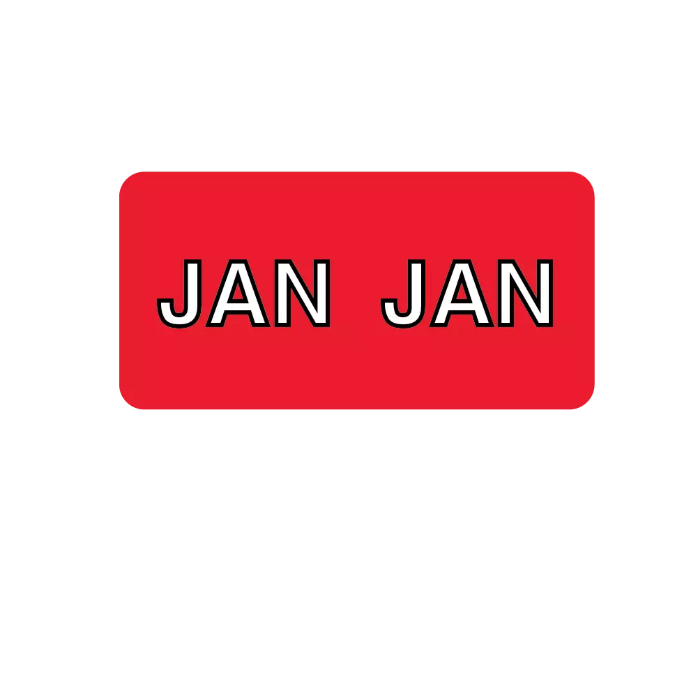Label, Monthly Tab January