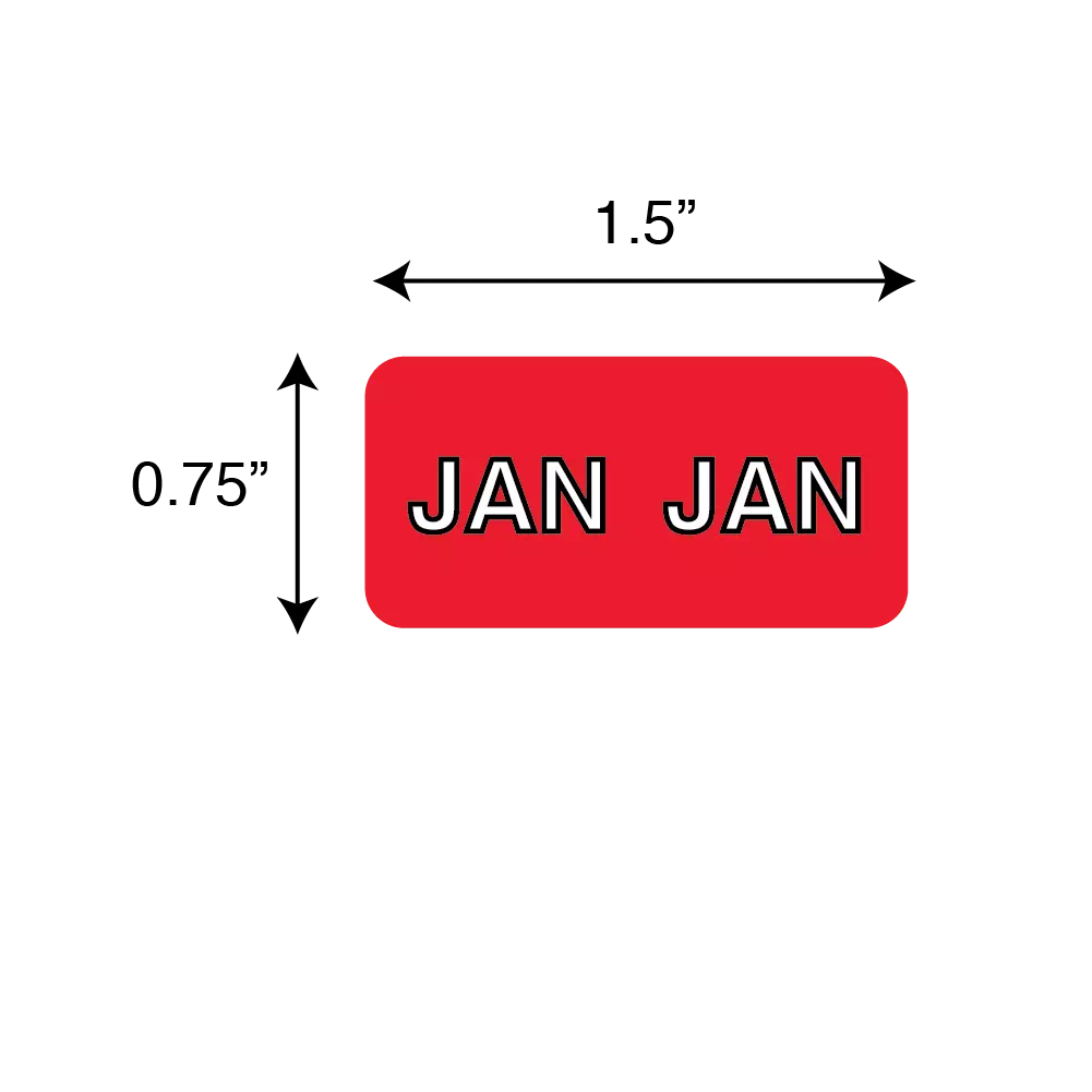 Label, Monthly Tab January