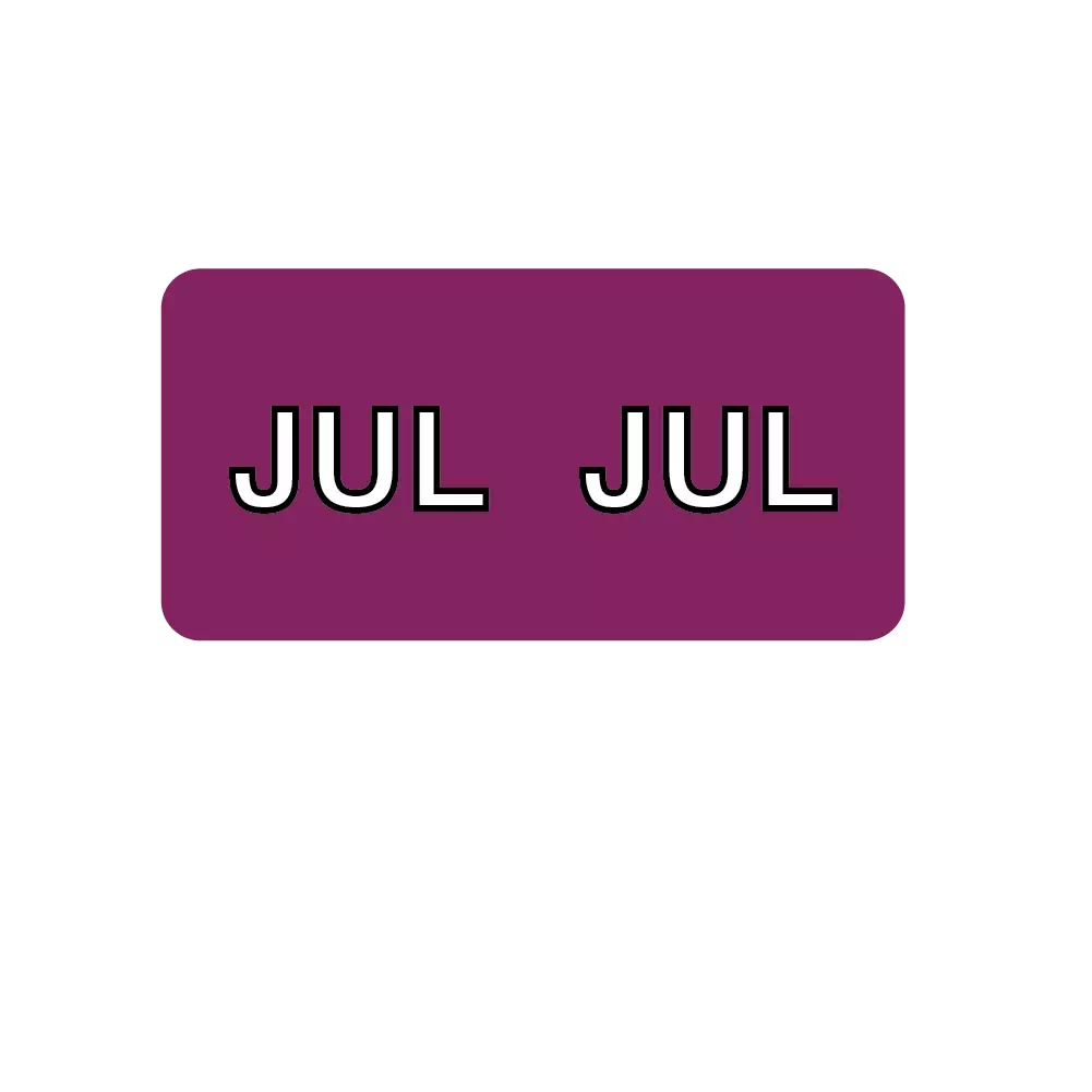 Label, Monthly Tab July