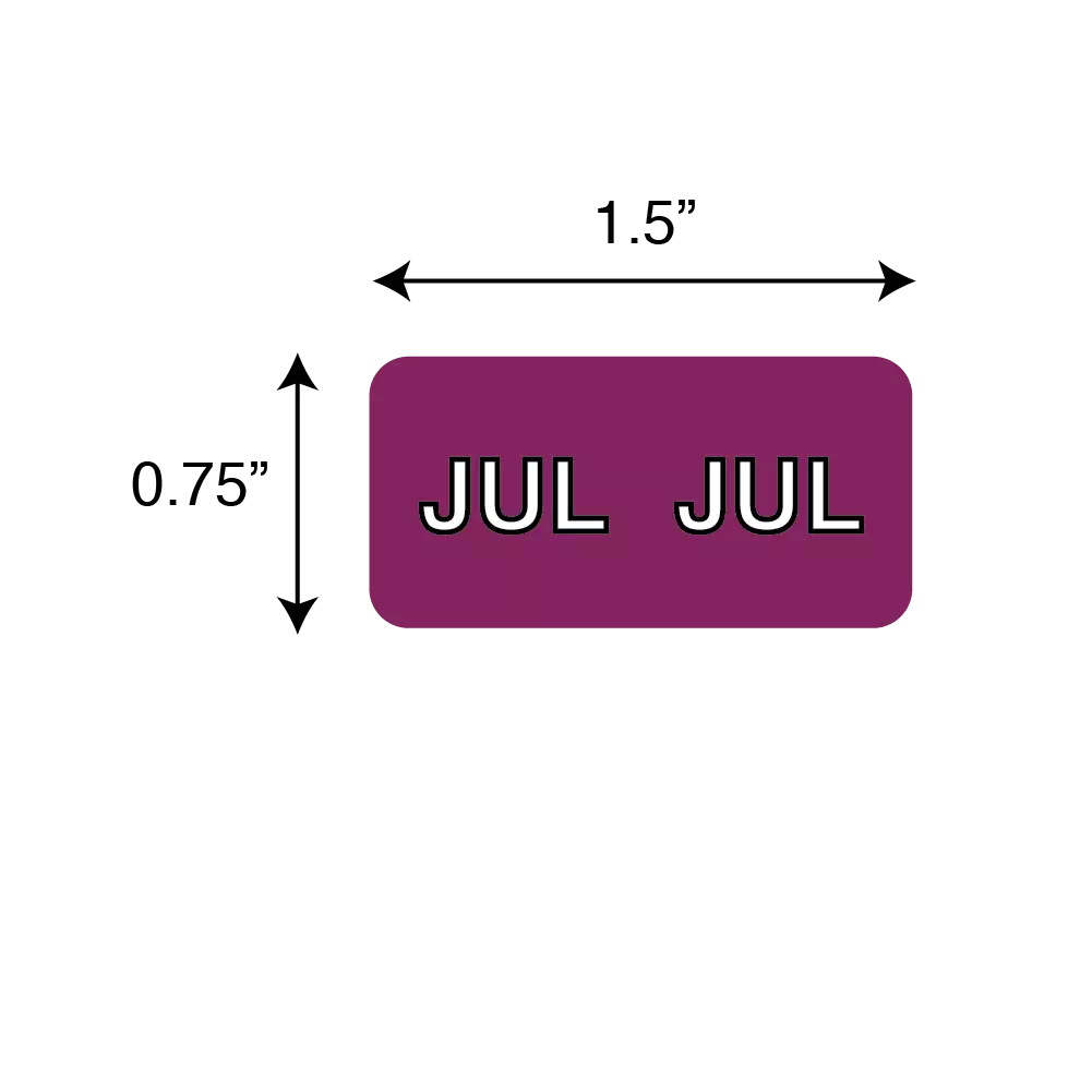 Label, Monthly Tab July