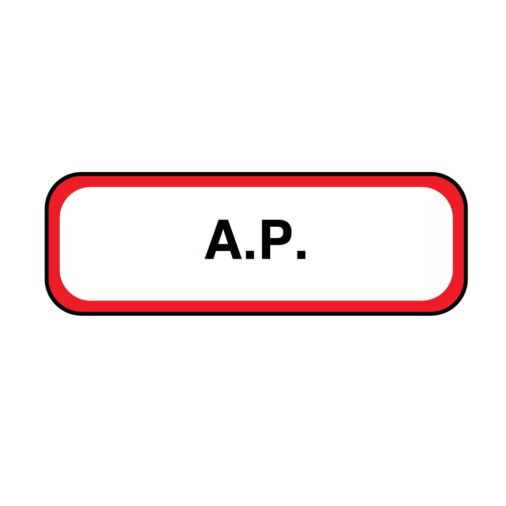 Position Labels - A.P.