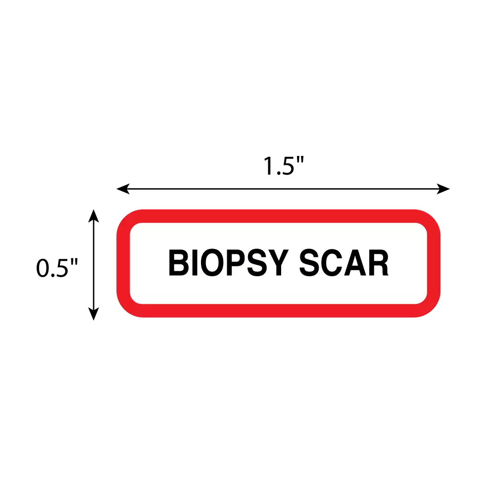 Position Labels - Biopsy Scar