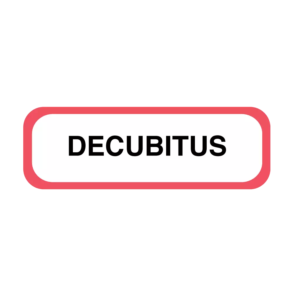 Position Labels - Decubitus