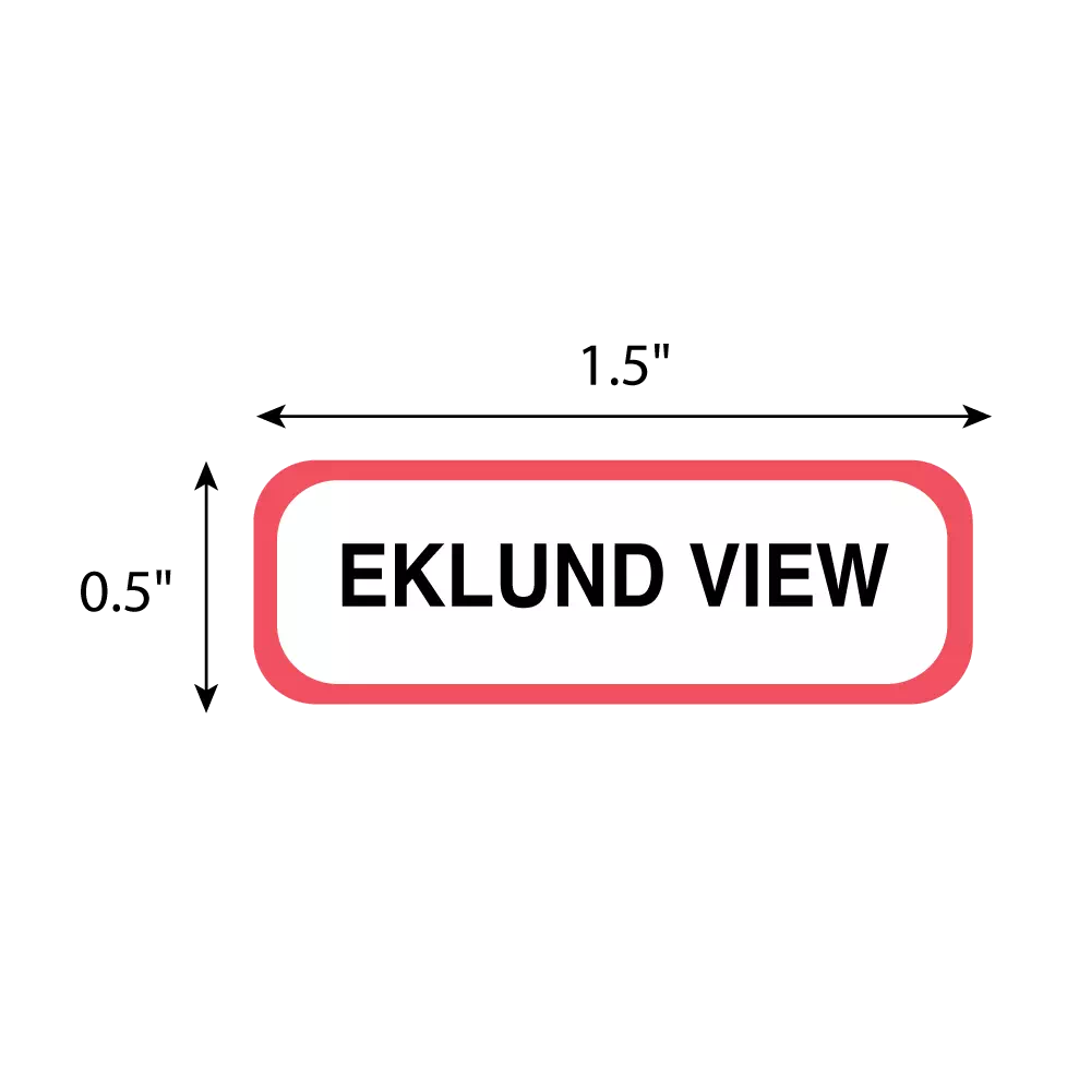 Position Labels - Eklund View