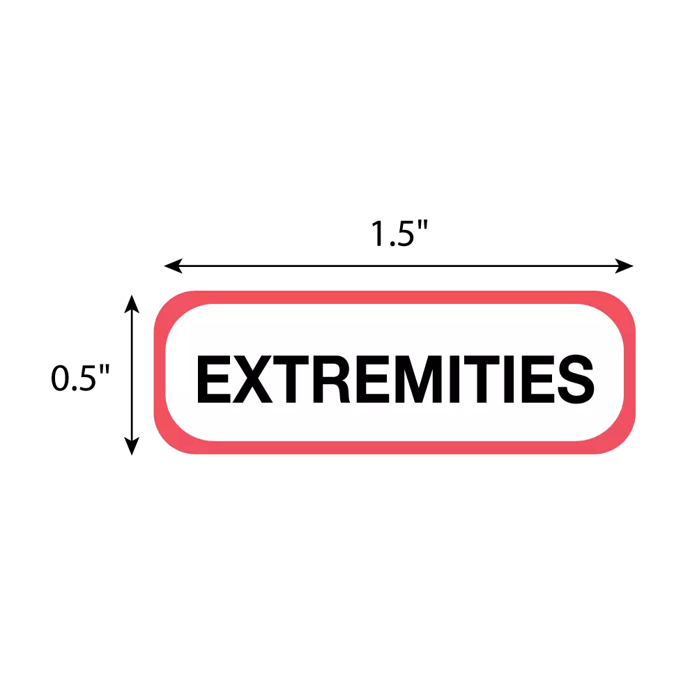Position Labels - Extremities