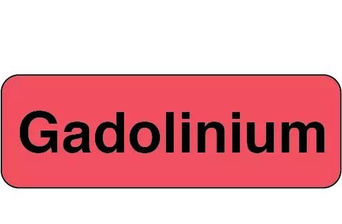 Position Labels - Gadolinium