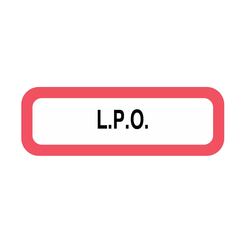 Position Labels - L.P.O.