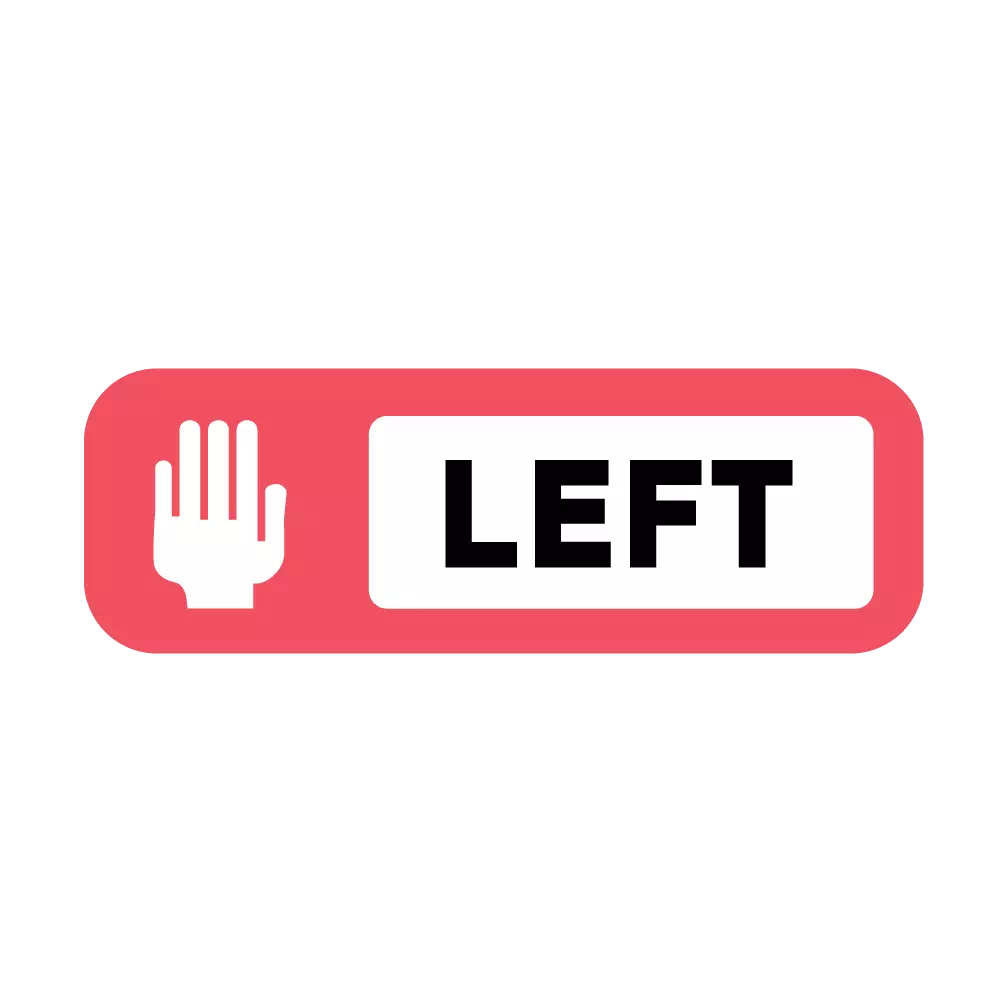Position Labels - Hand Left
