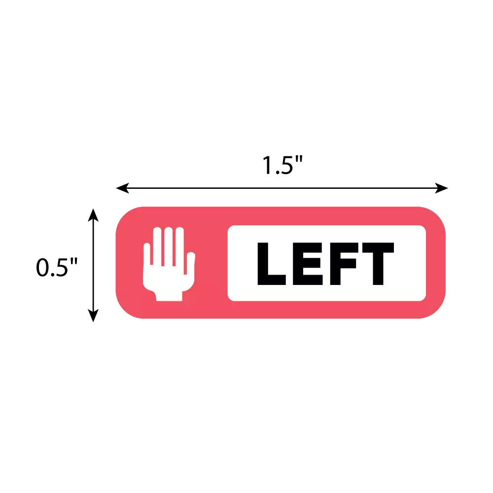 Position Labels - Hand Left