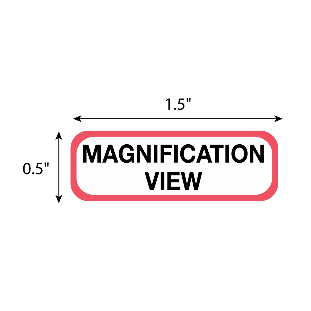 Position Labels - Magnification View
