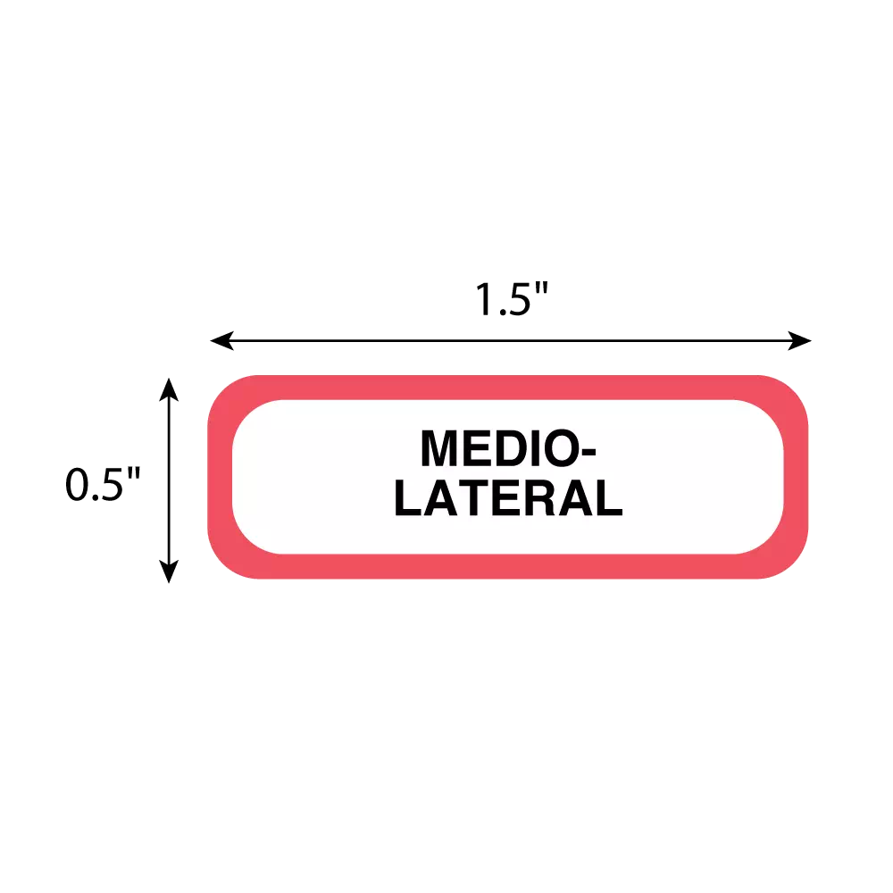 Position Labels - Medio-Lateral