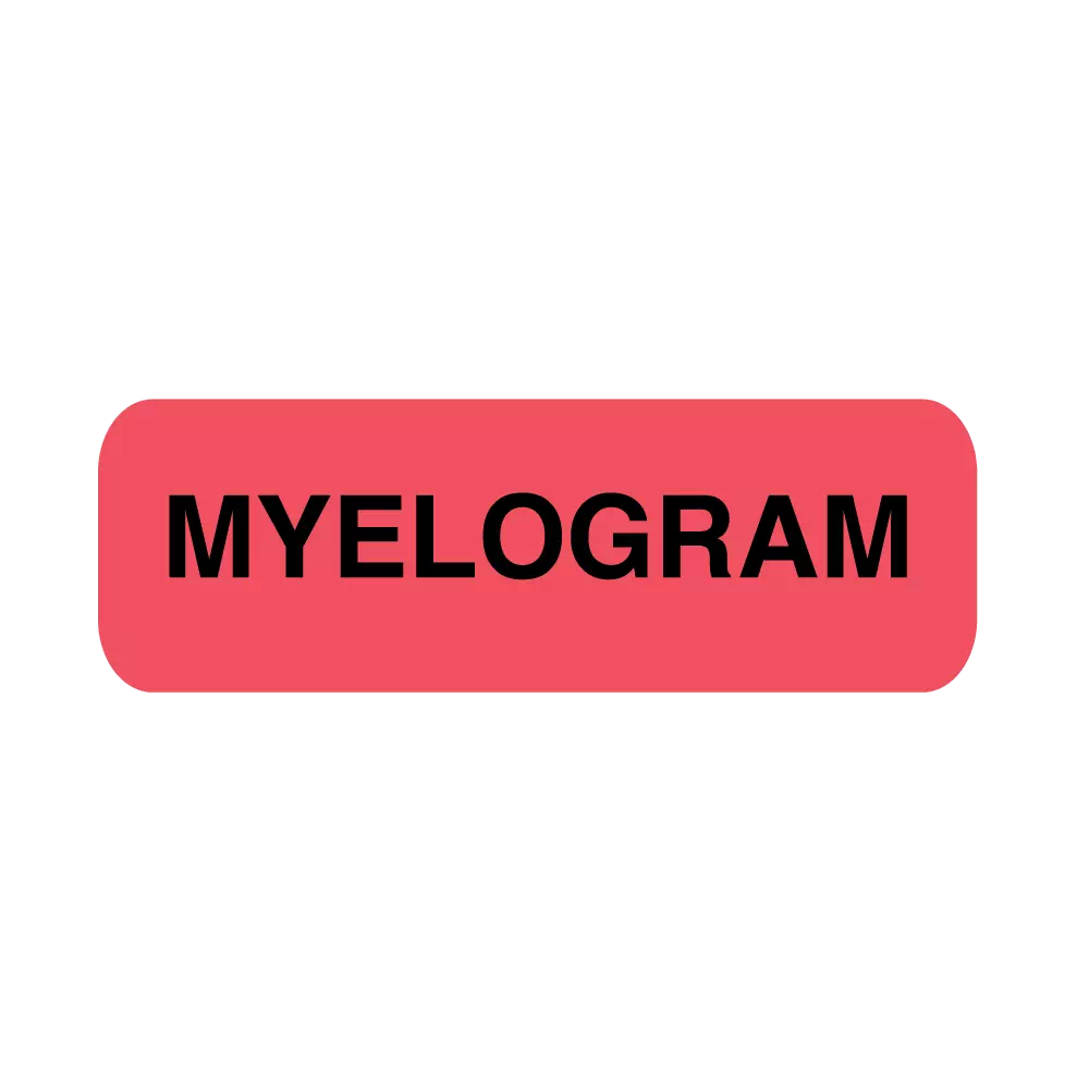 Position Labels - Myelogram